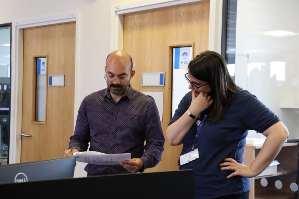 HERTS URGENT CARE RECRUITMENT FILM 4 Herts Urgent Care team member on shift at the 111 call centre in Peterborough